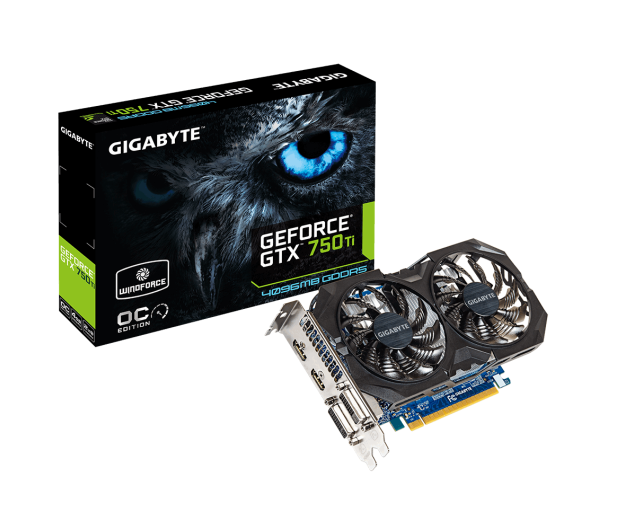 Gigabyte GeForce GTX 750Ti 4096MB 128bit WindForce II OC - 257307 - zdjęcie